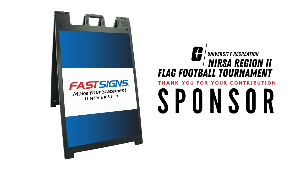 Thank you fast signs for being one of our tournament sponsors!