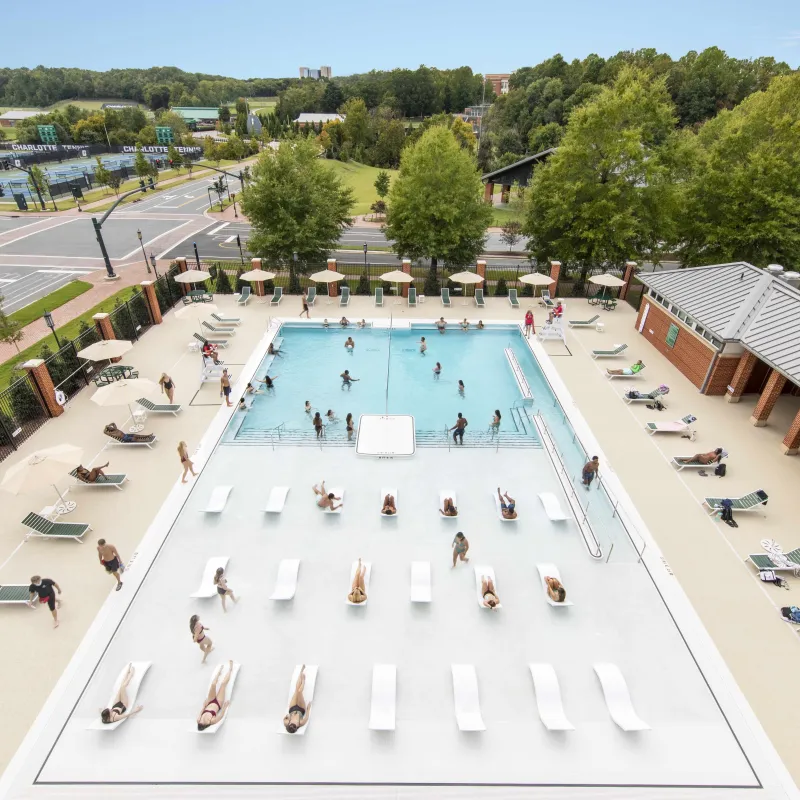 Out outdoor pool is openly seasonally depending on the weather, usually from May to October.